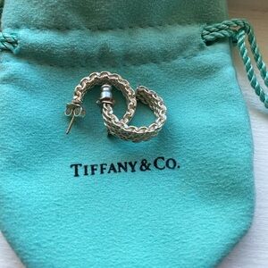Tiffany & Co. Mesh Hoop Earrings